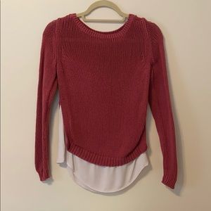 Loft long sleeve knitted sweater